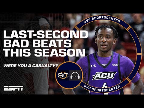 Most heartbreaking BAD BEATS in college basketball this season (thus far!) | SC with SVP