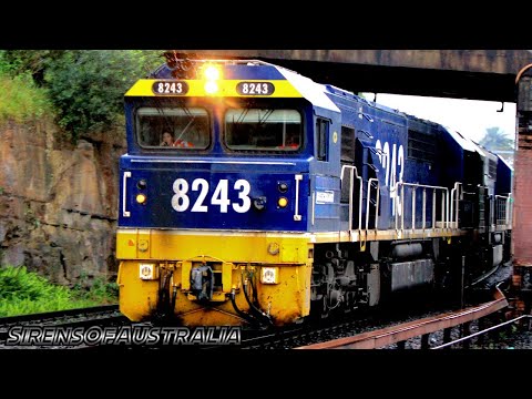 Pacific National Locomotives Hauling Empty Minildra Grain Intermodal | Dulwich Hill, NSW | 2/7/2022