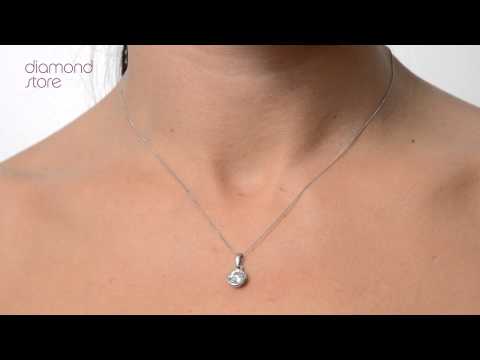 FR24 - Certified 1.00CT Emily Platinum Pendant