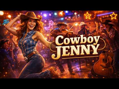 Cowboy Jenny 🤠🔥 | Upbeat Line Dance Country Song | Honky-Tonk Vibes