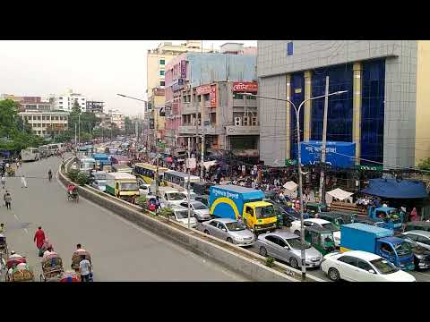vehicles sound traffic jam in dhaka street