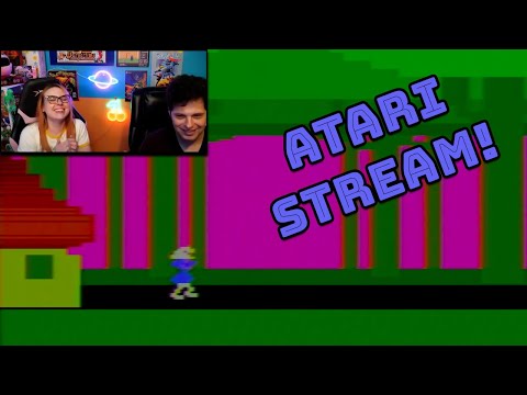Erin Plays and Mike Matei Stream ATARI 2600 Games!