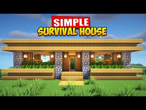 MarchiWORX Minecraft - Minecraft: Easy Survival House  Tutorial ⚒️