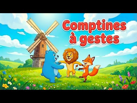 Chansons et comptines à gestes - A la volette, meunier tu dors - Le Monde des Minos