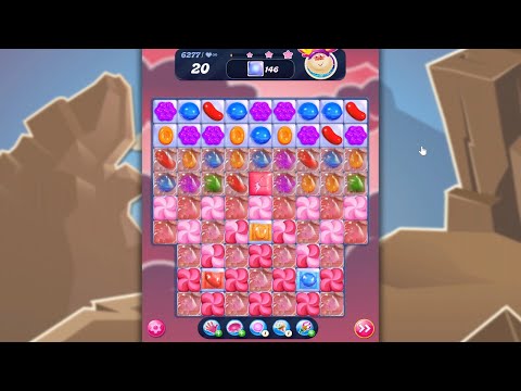 Candy Crush Saga LEVEL 6277 NO BOOSTERS (new version)🐟☑️