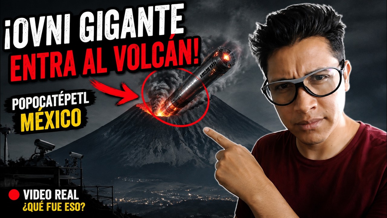 ¿Base Extraterrestre en el Popocatépetl? OVNI Captado en Video