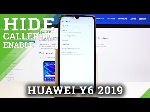 How to Make Phone Number Private in Huawei Y6 2019 - Hide Caller ID