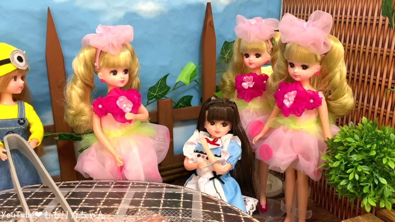 【３姉妹リカちゃん】今日は焼肉パーティー！！