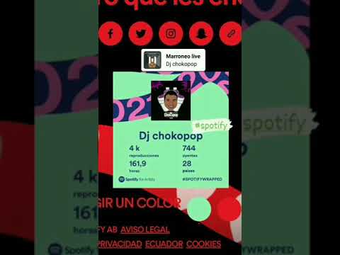 Dj chokopop - Marroneo Live - #spotify