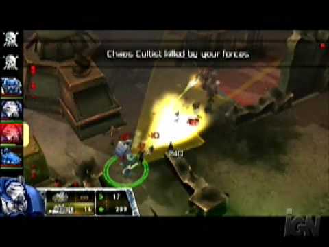Warhammer 40k  Squad Command psp trailer