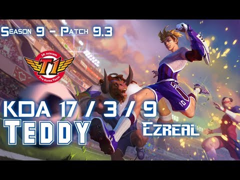 SKT Teddy EZREAL vs KAI'SA ADC - Patch 9.3 KR Ranked