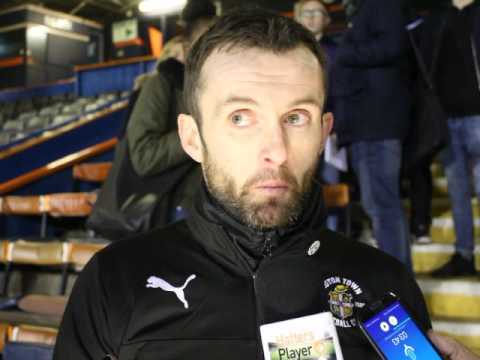 Nathan Jones on the 3-0 win over Hartlepool United