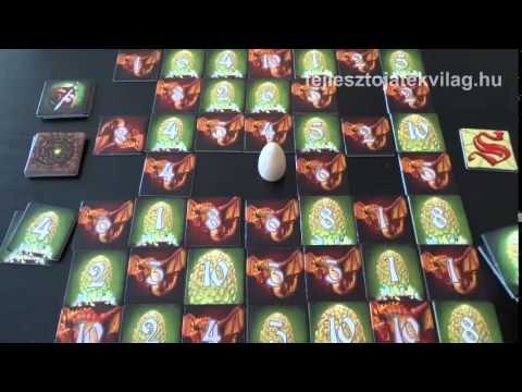 Sárkánytojás játékszabály, stratégiai társas + egyszem. logikai játék, 8-99 év - Fejlesztő Játék Világ