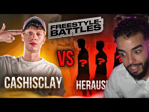 HE DESTROYS EVERYONE!!! EVERYONE AGAINST CASHISCLAY (FREESTYLE BATTLE) SAMI REACTION