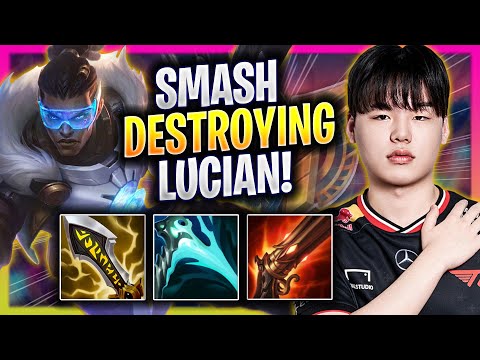 SMASH DESTROYING WITH LUCIAN! - T1 Smash Plays Lucian ADC vs Ezreal! | Season 2025