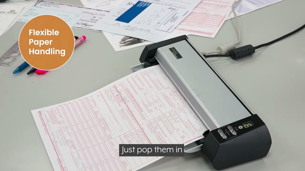 MobileOffice D430 Plus Duplex Compact Document Scanner for Reception Desk