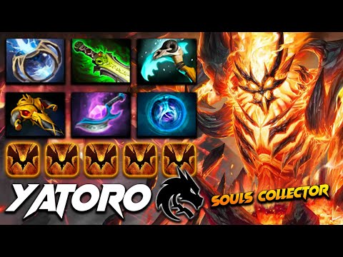 Yatoro Shadow Fiend Souls Collector - Dota 2 Pro Gameplay [Watch & Learn]