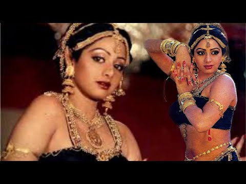 Aye Mohabbat Teri Dastan Ke Liye | Sridevi | Anuradha Paudwal | Karma | Bollywood song