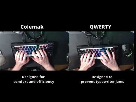 QWERTY vs Colemak Comparison