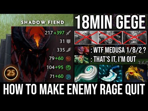 How to Make Enemy Rage Quit 18Min GG | NEW SF God Crazy Triple Raze Beautiful Plays by Top MMR DotA2
