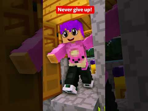 NEVER GIVE UP ON YOUR FRIENDS!! 🥺🥰 #shorts *Lankybox Minecraft Shorts!* ⛏️