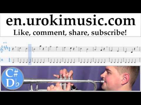 Trumpet lessons Shawn Mendes - There's Nothing Holdin' Me Back Sheet Music Tutorial Part#1 um-i352
