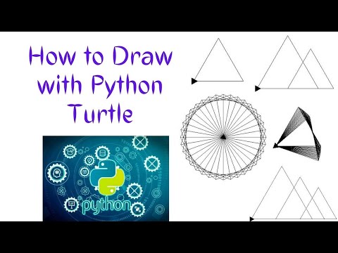 Draw Easy Triangles Using Python Learn How To Draw With Python Turtle