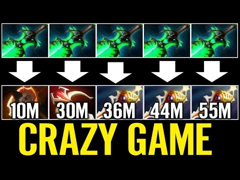 AhJit 3x Divine 10 Min BF Ember Carry Dota 2 Crazy Game