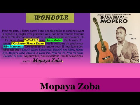Mopaya Zoba pts 1&2 Est L'Un Des Plus Grands Tubes de Mopero Wa Maloba & Orchestre Shama Shama