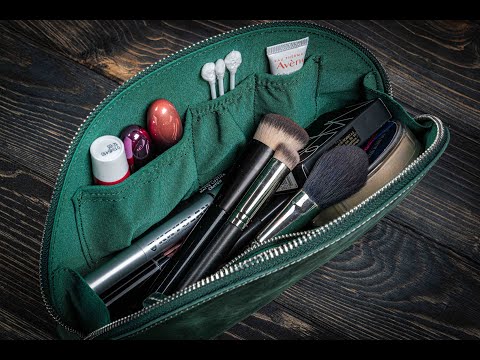 Leather Makeup Bag