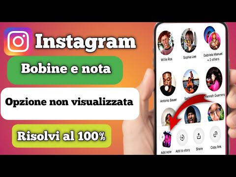 Opzione Aggiungi nota su Instagram Reels NoVisualizzazione || Come risolvere l'inserzione