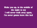 Never Gonna Leave This Bed ~ Maroon 5 (With Lyrics)