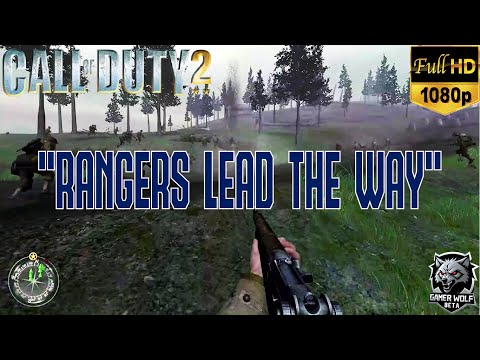Rangers lead the way, Call of duty 2. 1080p full realistic gameplay.