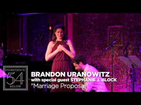 Brandon Uranowitz with Stephanie J. Block - Marriage Proposal (Falsettos)