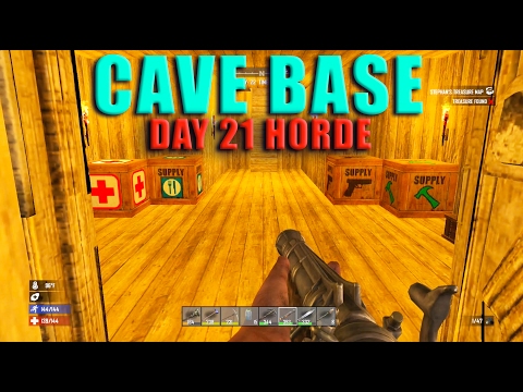 7 Days To Die - Underground Base (Day 21 Horde) Video