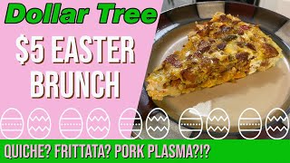 Dollar Tree $5 Easter Brunch | Quiche