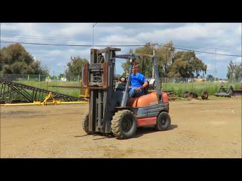 Lot 103 Toyota 6,000 LB Capacity Propane Forklift