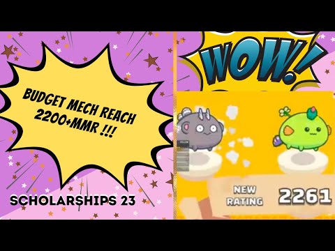 CHEAP MECH TOP 1000 MMR Budget Build | STRATEGY Axie Infinity