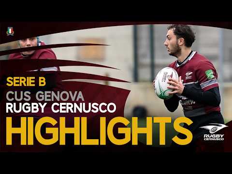 CUS Genova v Rugby Cernusco | 01.02.2026 | Highligths
