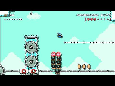 [4YMM] Castle in the sky by Birdhare 🍄 Super Mario Maker 2 #aeg 😶 No Commentary