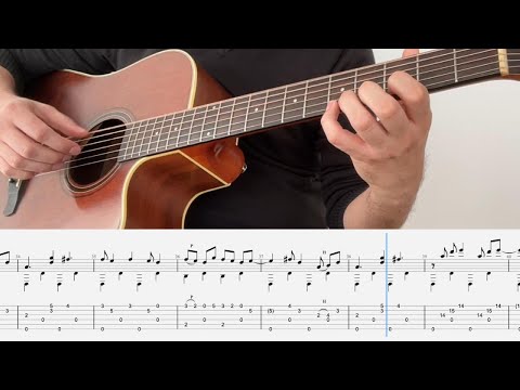 Going to California (fingerstyle guitar arrangement with TAB) - Led Zeppelin