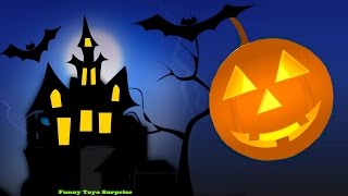 Halloween Haunted House Songs Children Elsa Skeletons Witch Ghost Monster Zombie Vampire Cartoon