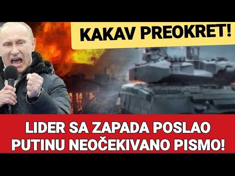Kakav preokret! Lider sa Zapada poslao Putinu neočekivano pismo!