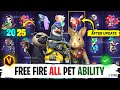 Free Fire All Pet Ability FF All Pet Ability All Pet Ability In Free Fire All Pet Skills