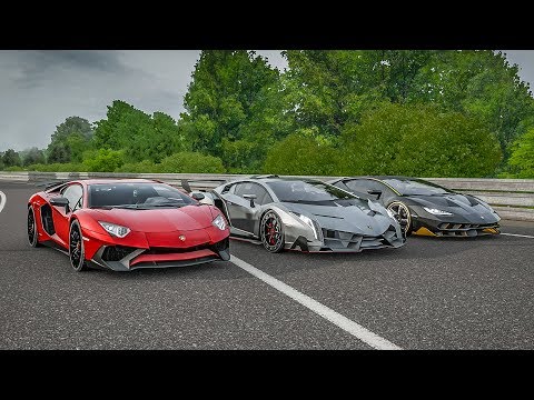 Forza 7 Drag Race! - Lamborghini Veneno VS Lamborghini Centenario VS Lamborghini Aventador SV!!!