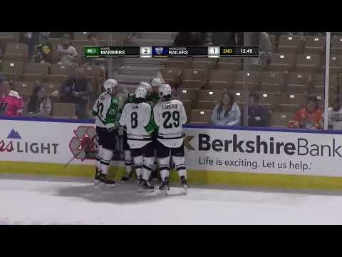 Maine Mariners @ Worcester Railers highlights - 4/6/22
