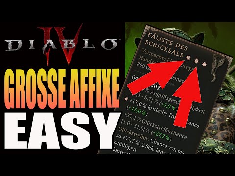 Diablo 4 - Grosse Affixe - Easy bekommen - So gehts - Beste Stellen zum farmen