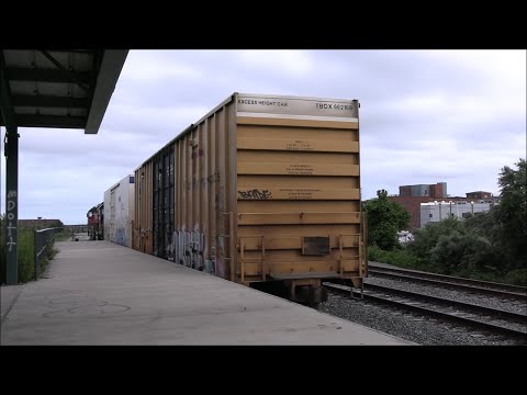 Back in use: MC-4 with boxcar for New Bedford, MA transload dock - 6/2023