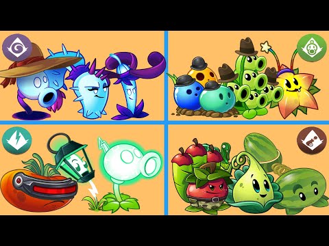 PvZ 2 4 Super Team Plants Vs Team Zombies Part 66 - Team So OP !!!
