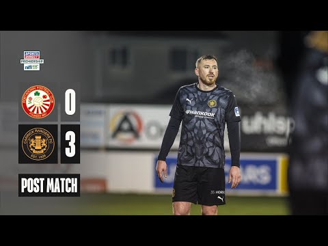 POST MATCH | Portadown 0 - 3 Carrick Rangers